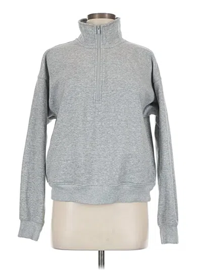 Pre-owned Fabletics Turtleneck Sweater In Gray