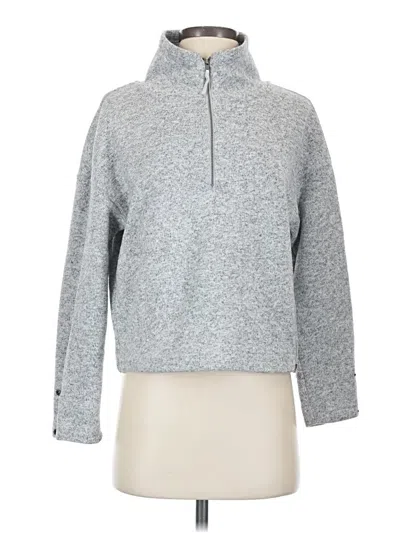Pre-owned Fabletics Turtleneck Sweater In Gray