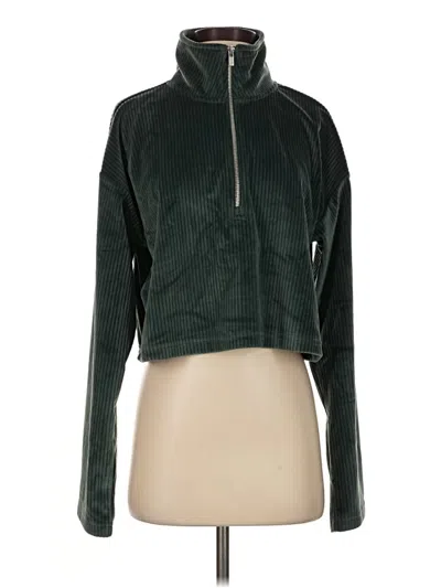 Pre-owned Fabletics Turtleneck Sweater In Green