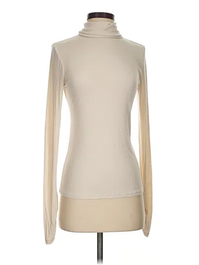 Pre-owned Fabletics Turtleneck Sweater In Ivory