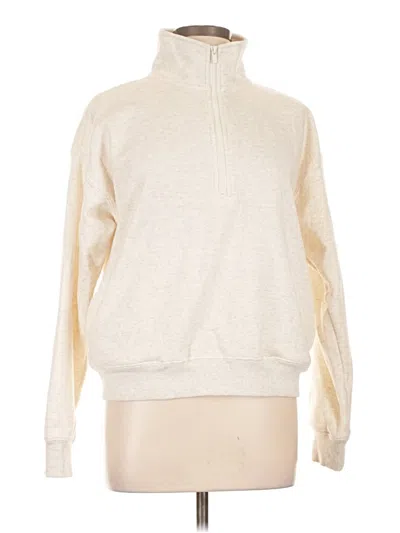 Pre-owned Fabletics Turtleneck Sweater In Ivory