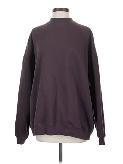 Pre-owned Fabletics Turtleneck Sweater In Purple
