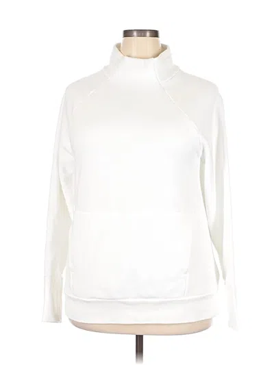 Pre-owned Fabletics Turtleneck Sweater In White