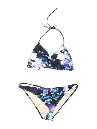 Pre-owned Fabletics Two Piece Swimsuit In Blue