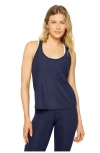Fabletics Whisper Racerback Tank In Blue