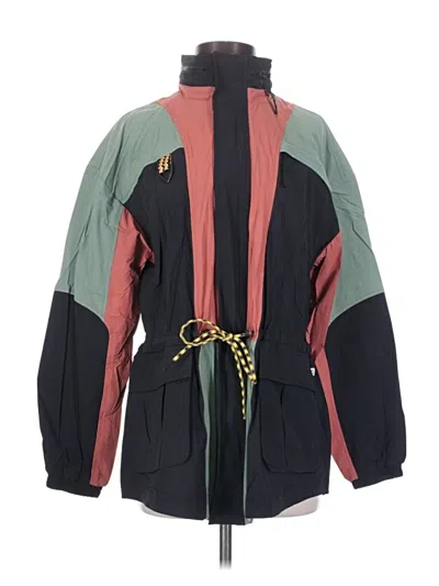 Pre-owned Fabletics Windbreaker Jacket In Green