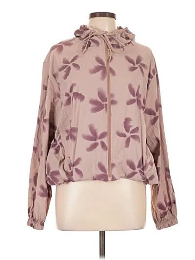 Pre-owned Fabletics Windbreaker Jacket In Purple