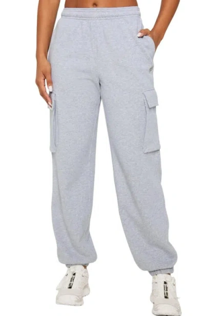 Fabletics Year Round Terry Cargo Jogger In Gray