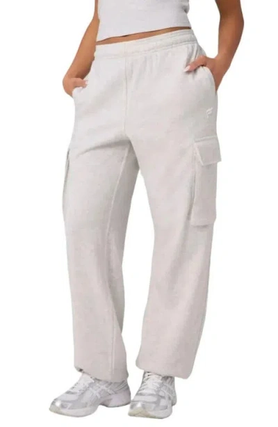 Fabletics Year Round Terry Cargo Jogger In Gray
