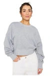 Fabletics Year Round Terry Crew Neck Sweatshirt In Gray