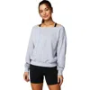Fabletics Year Round Terry Off Shoulder Sweatshirt
