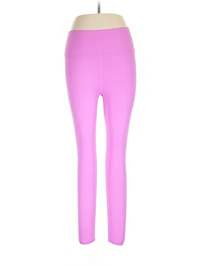 Pre-owned Fabletics Yoga Pants In Pink