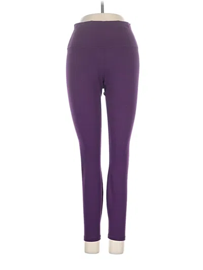 Pre-owned Fabletics Yoga Pants In Purple
