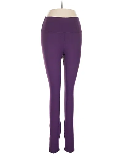 Pre-owned Fabletics Yoga Pants In Purple