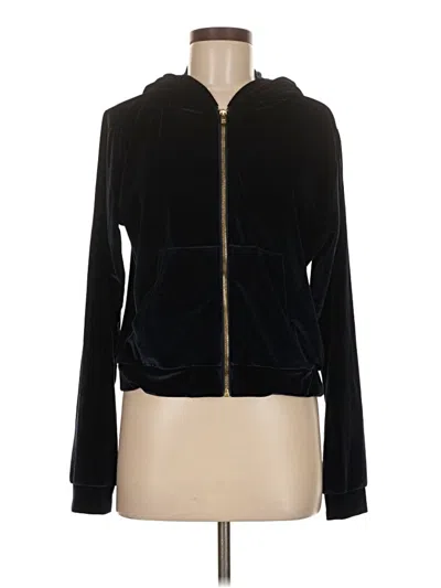 Pre-owned Fabletics Zip Up Hoodie In Black