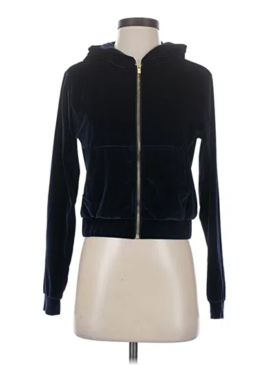 Pre-owned Fabletics Zip Up Hoodie In Black