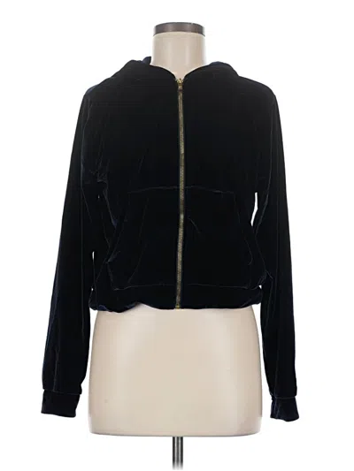 Pre-owned Fabletics Zip Up Hoodie In Black