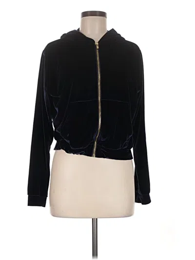 Pre-owned Fabletics Zip Up Hoodie In Black
