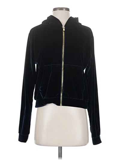 Pre-owned Fabletics Zip Up Hoodie In Blue