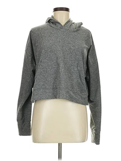 Pre-owned Fabletics Zip Up Hoodie In Gray