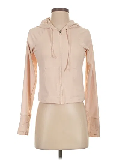 Pre-owned Fabletics Zip Up Hoodie In Pink