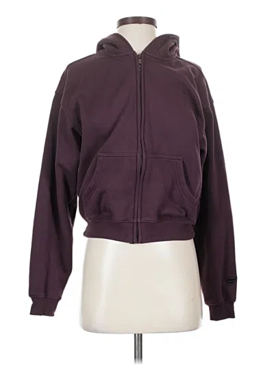 Pre-owned Fabletics Zip Up Hoodie In Purple