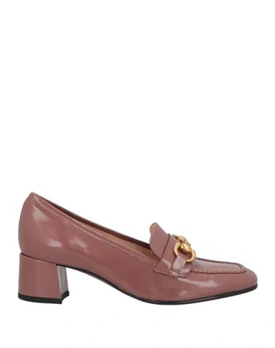 Fabrica Veneta Woman Loafers Khaki Size 6.5 Leather In Beige