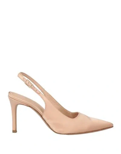 Fabrica Veneta Woman Pumps Blush Size 8 Textile Fibers In Pink