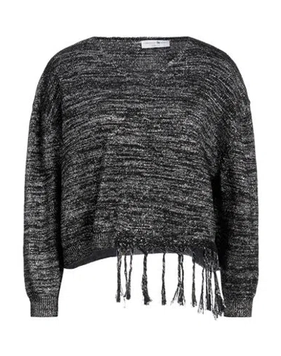 Fabrication Général Paris Woman Sweater Black Size Onesize Cotton, Acrylic