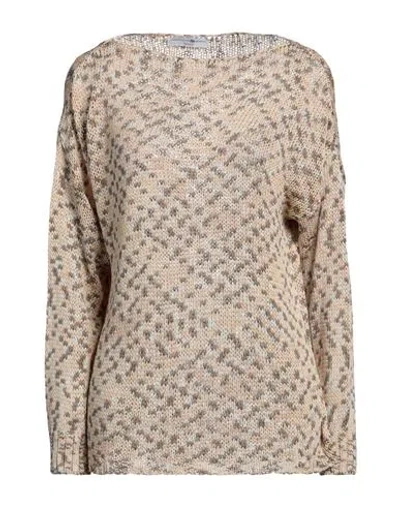 Fabrication Général Paris Woman Sweater Blush Size Onesize Cotton In Beige