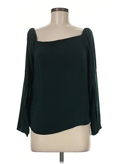 Pre-owned Fab'rik 3/4 Sleeve Blouse In Teal