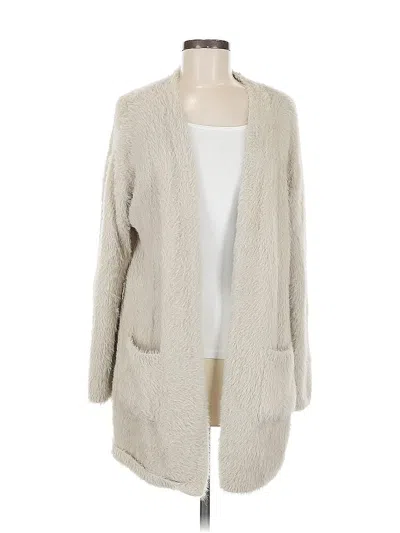 Pre-owned Fab'rik Cardigan Sweater In White
