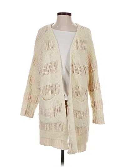 Pre-owned Fab'rik Cardigan Sweater In White