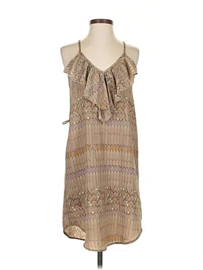 Pre-owned Fab'rik Casual Dress In Brown
