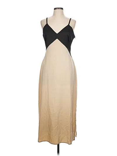 Pre-owned Fab'rik Casual Dress In Brown