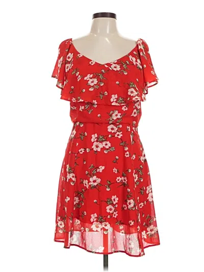 Pre-owned Fab'rik Casual Dress In Red