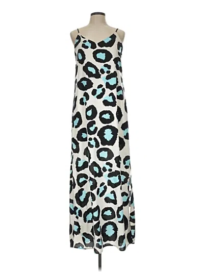 Pre-owned Fab'rik Casual Dress In Teal
