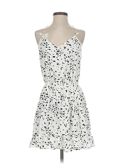 Pre-owned Fab'rik Casual Dress In White
