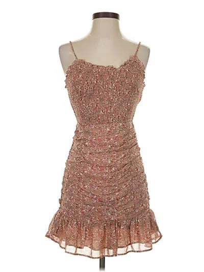 Pre-owned Fab'rik Cocktail Dress In Brown