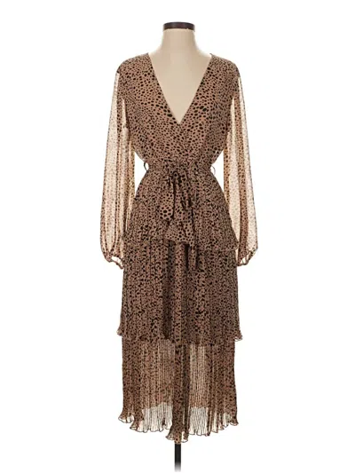 Pre-owned Fab'rik Cocktail Dress In Brown