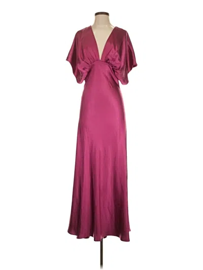 Pre-owned Fab'rik Cocktail Dress In Burgundy