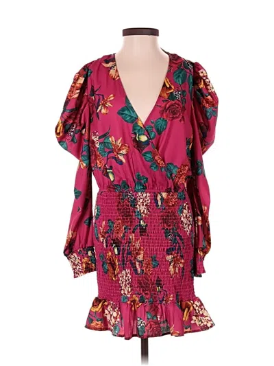 Pre-owned Fab'rik Cocktail Dress In Burgundy