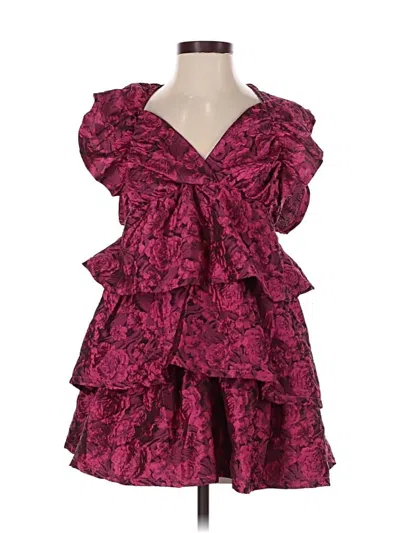 Pre-owned Fab'rik Cocktail Dress In Burgundy