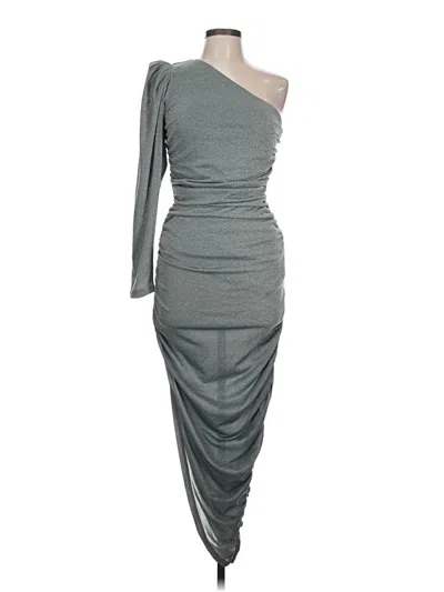 Pre-owned Fab'rik Cocktail Dress In Gray