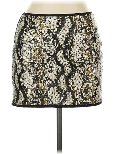Pre-owned Fab'rik Formal Skirt In Gold