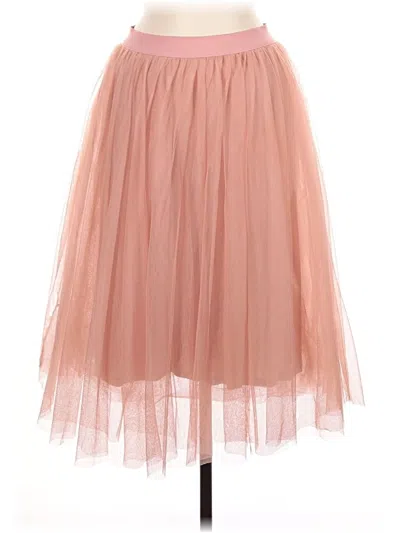 Pre-owned Fab'rik Formal Skirt In Pink