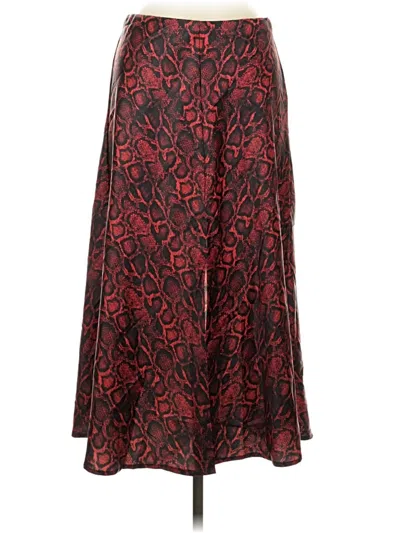 Pre-owned Fab'rik Formal Skirt In Red