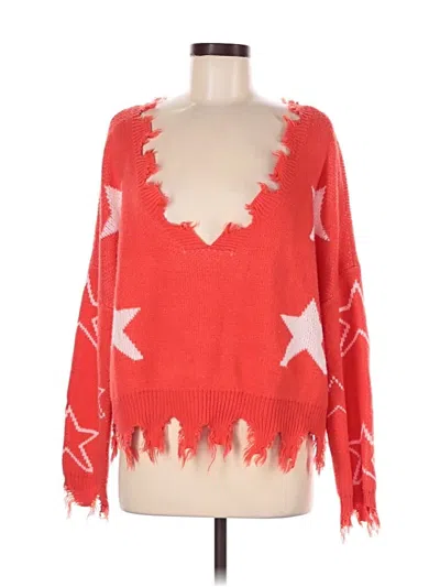Pre-owned Fab'rik Pullover Sweater In Red