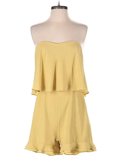 Pre-owned Fab'rik Romper In Yellow