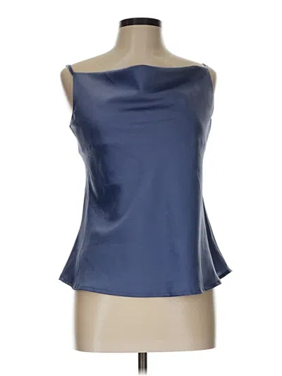 Pre-owned Fab'rik Sleeveless Blouse In Blue